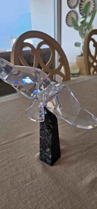 Escultura Swarovski Águila Cristal