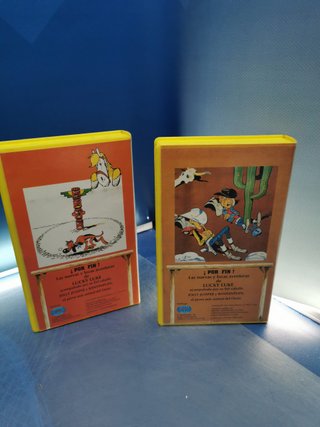 VHS, 2 nastri del videoclub LUCKY LUKE