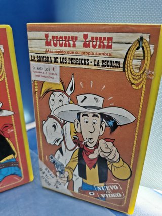 VHS, 2 nastri del videoclub LUCKY LUKE