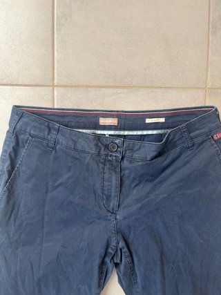 Pantaloni Chino Napapijri Blu Taglia IT 46
