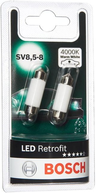Bosch LED C5W 35mm 12V 1W x2