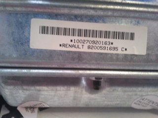 8200591695C AIRBAG SALPICADERO RENAULT MODUS 2004-2005-2006-2007-2008, GRAND MODUS 2008-2009-2010-2011-2012-2013-2014