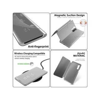 Funda espejo piel sintética Samsung Galaxy