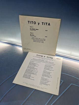 Lote 2 eps, vinilos, discos 7", TITO Y TITA