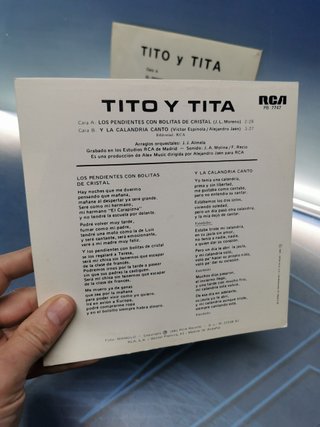 Lote 2 eps, vinilos, discos 7", TITO Y TITA