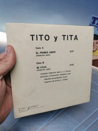 Lote 2 eps, vinilos, discos 7", TITO Y TITA