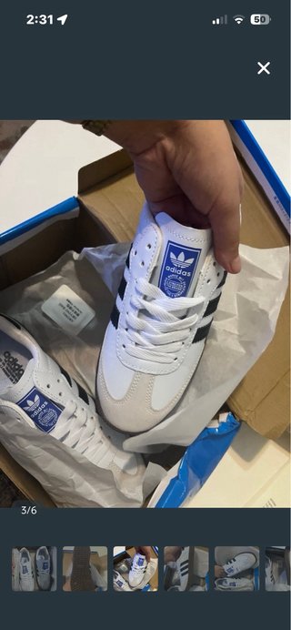Adidas Samba Blancas y Beige,