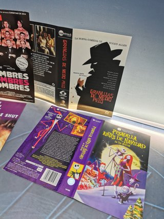 8 Caratulas de VHS, peliculas variadas, cine años 90-2000