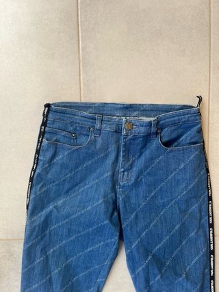 Jeans Karl Lagerfeld Logo Monogram Banda Lateral