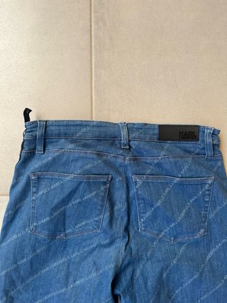 Jeans Karl Lagerfeld Logo Monogram Banda Lateral