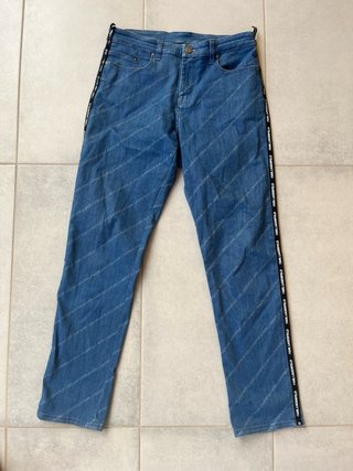 Jeans Karl Lagerfeld Logo Monogram Banda Lateral