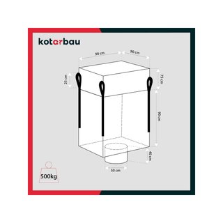 KOTARBAU sacos grandes polipropileno jardín