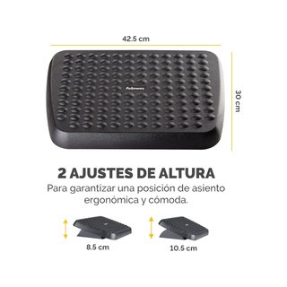 Fellowes reposapiés ergonómico ajustable oficina