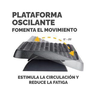 Fellowes reposapiés ergonómico ajustable oficina