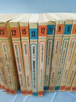 19 libros, Biblioteca básica salvat, completistas