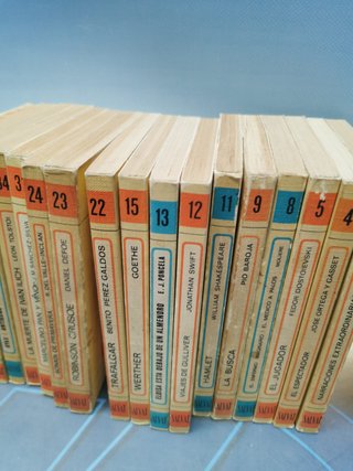 19 libros, Biblioteca básica salvat, completistas