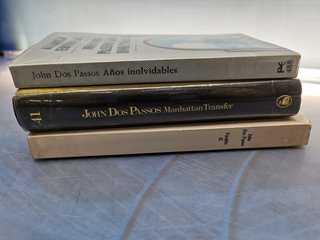 Lote, 3 libros del autor John Dos Passos
