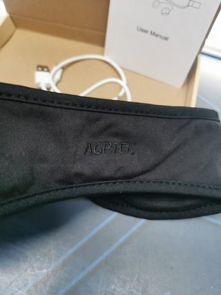 Music Headband. Cinta con auriculates . Wireless. Micro. Lavable. AGPTEK BHD01 NUEVA
