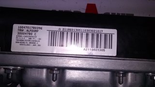 2118603305 AIRBAG SALPICADERO - AIRBAG DELANTERO DERECHO MERCEDES-BENZ CLASE E 2ª GENER.  W211 2002-2003-2004-2005-2006-20...