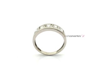 anillo oro 18k con piedra con circonita