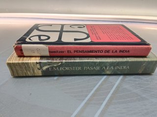 2 libros, PASAJE A LA INDIA - E.M. FORSTER + el pensamiento de la india