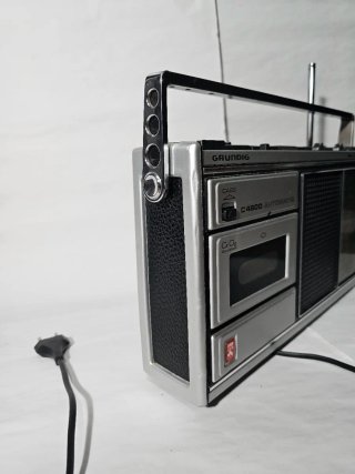 Radio Cassette Grundig C4800 Vintage Plata
