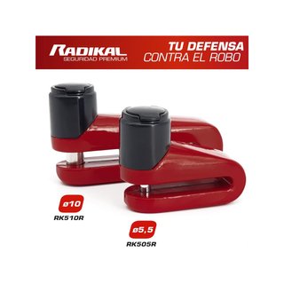 RADIKAL RK510R candado disco moto seguro