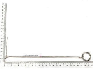 gargantilla plata 925mm con piedra con circonita 22cm