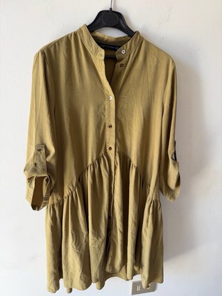 Vestito Zara verde oliva