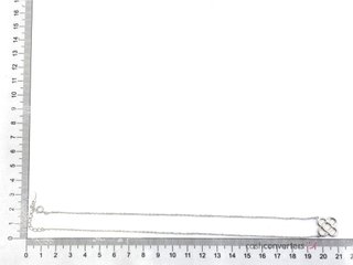 gargantilla plata 925mm 22cm
