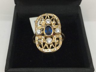 anillo oro 18k