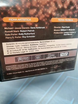 película, DVD ANGELES DESAPARECIDOS