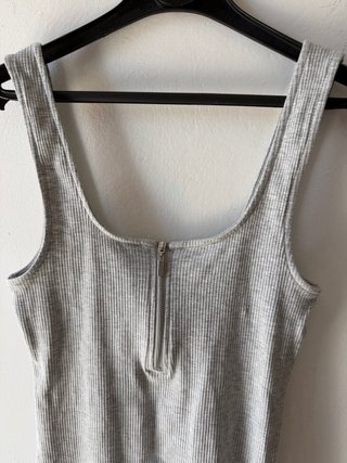 Vestito Zara grigio con zip