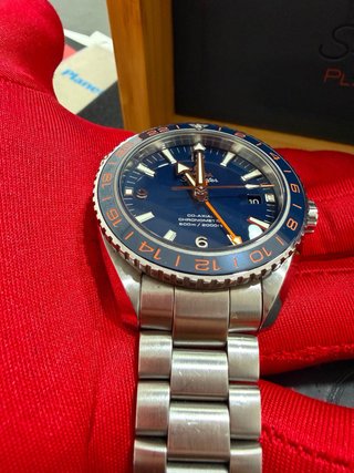 Omega Seamaster Planet Ocean GMT Azul