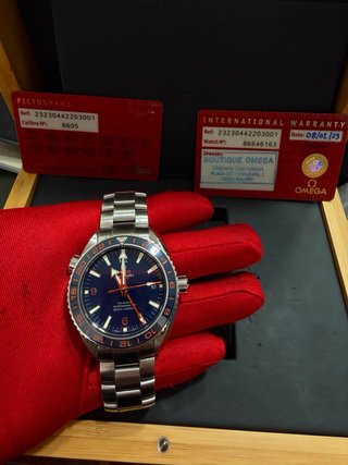 Omega Seamaster Planet Ocean GMT Azul