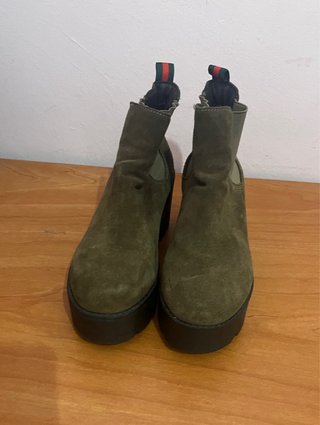 Botines Caqui