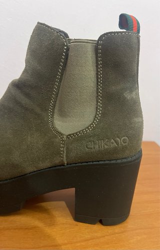 Botines Caqui