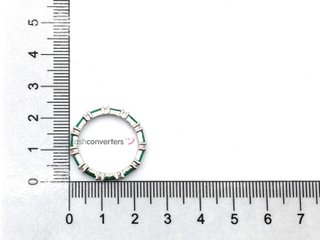 sortija plata 925mm con piedra con circonita