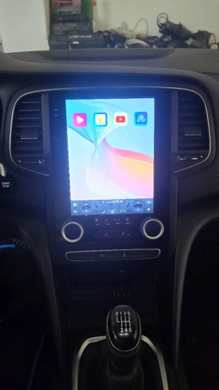 Rádio Renault Megane 4 Android 14 + GPS + Carplay