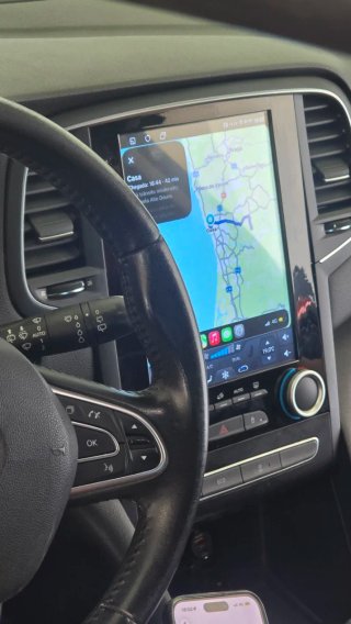 Rádio Renault Megane 4 Android 14 + GPS + Carplay