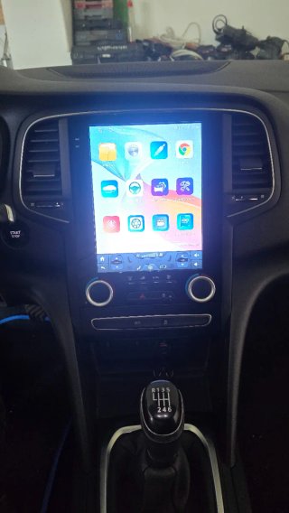 Rádio Renault Megane 4 Android 14 + GPS + Carplay