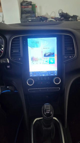 Rádio Renault Megane 4 Android 14 + GPS + Carplay