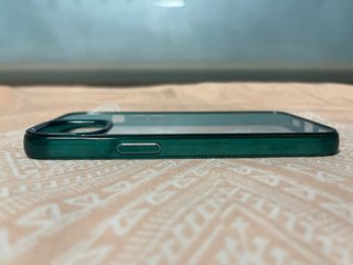 Funda iPhone 13 Transparente Bordes Verdes