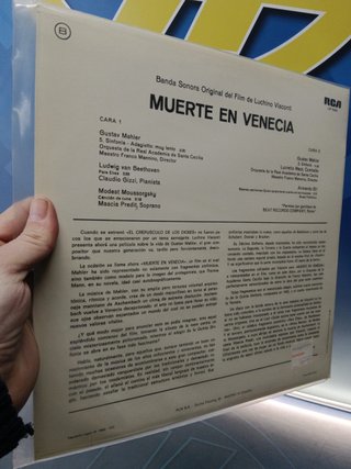 Disco, Lp, Orquesta De La Real Academia De Santa Cecilia, Franco Mannino – Muerte En Venecia (Banda Sonora Original Del Film)