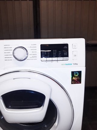 Lavadora Samsung ecobubble 9.0kg