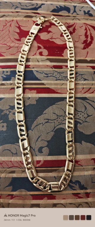 Cadena Cartier Oro Laminado Ojo de Tigre