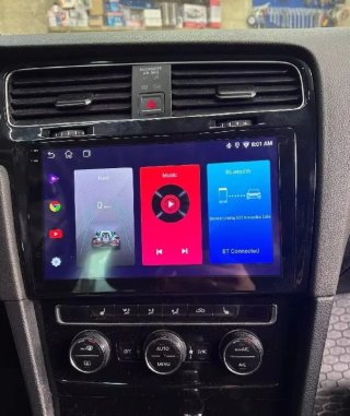 Rádio VW Golf VII Android 14 + GPS + Carplay