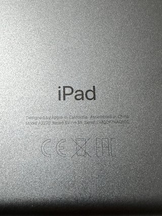 iPad 8ª Gen 32GB /2020/ iOS 26.5.2 Negro- Plata