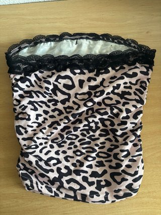 Conjunto leopardo rosa y negro