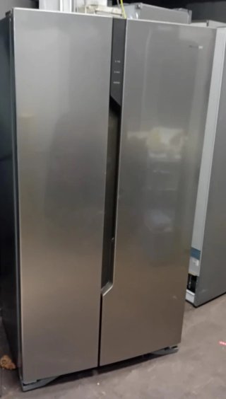 Frigorífico americano Hisense acero inoxidable